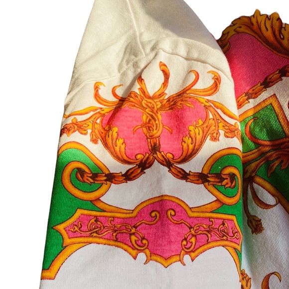 Zara Short Sleeve T-Shirt Size Small White, Pink, Green, Gold, Red, Orange - Picture 4 of 5